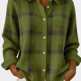 Mara | Cárdigan of punto a checks with feel soft