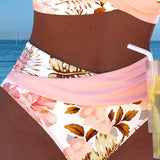 Consuelo™ | Bikini Floral of two-piece with contraste