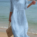 Women's Embroidered Casual Dress.