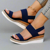 Encarnación™ | Sandalia of Cuña with Bandas Elásticas