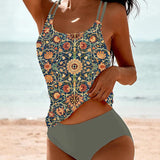 Virtudes™ | Bohemian Floral Printed One-Piece Swimsuit