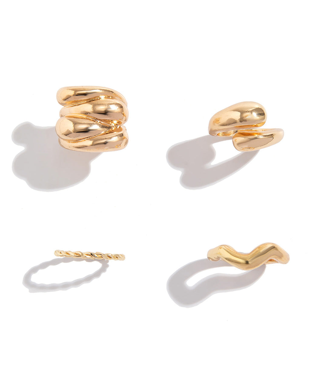 Juego of Anillos of Metal of 4 Pieces