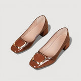 LivanaTM | Heels cuadrados efecto croco