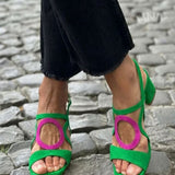 Begoña™ | sandals Planas with Detail Circular