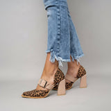 Azucena™ | Escarpín of high heel Printed Leopardo