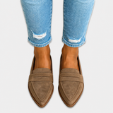Nazaria™ | Mocasín of Suede Toe Fina