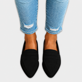 Nazaria™ | Mocasín of Suede Toe Fina