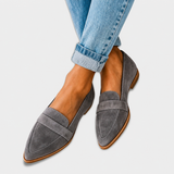 Nazaria™ | Mocasín of Suede Toe Fina