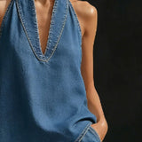 Marina™ | Mono Long Flowy with V-neckline