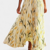 Juliene Dress Floral Sleeveless with Cinturón