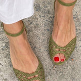 Soledad™ | sandals Doradas Trenzadas
