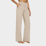 Calista™ | Trousers of women Wide-Leg color brown