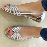 AitanaTM | sandals Flat Metalizadas