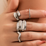 Juego of Anillos of Metal of 4 Pieces