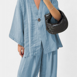 Eli Set Oversize of Top with V-Neck and Trousers Recto