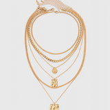 Collar of Colgante Geométrico of Cadena of Metal