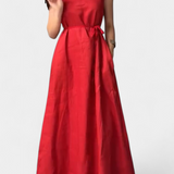 Rosetta Dress Soft Sleeveless with Tie Adjustable