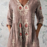ElisaTM | Blouse Tunic with V-neckline