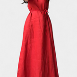 Rosetta Dress Soft Sleeveless with Tie Adjustable