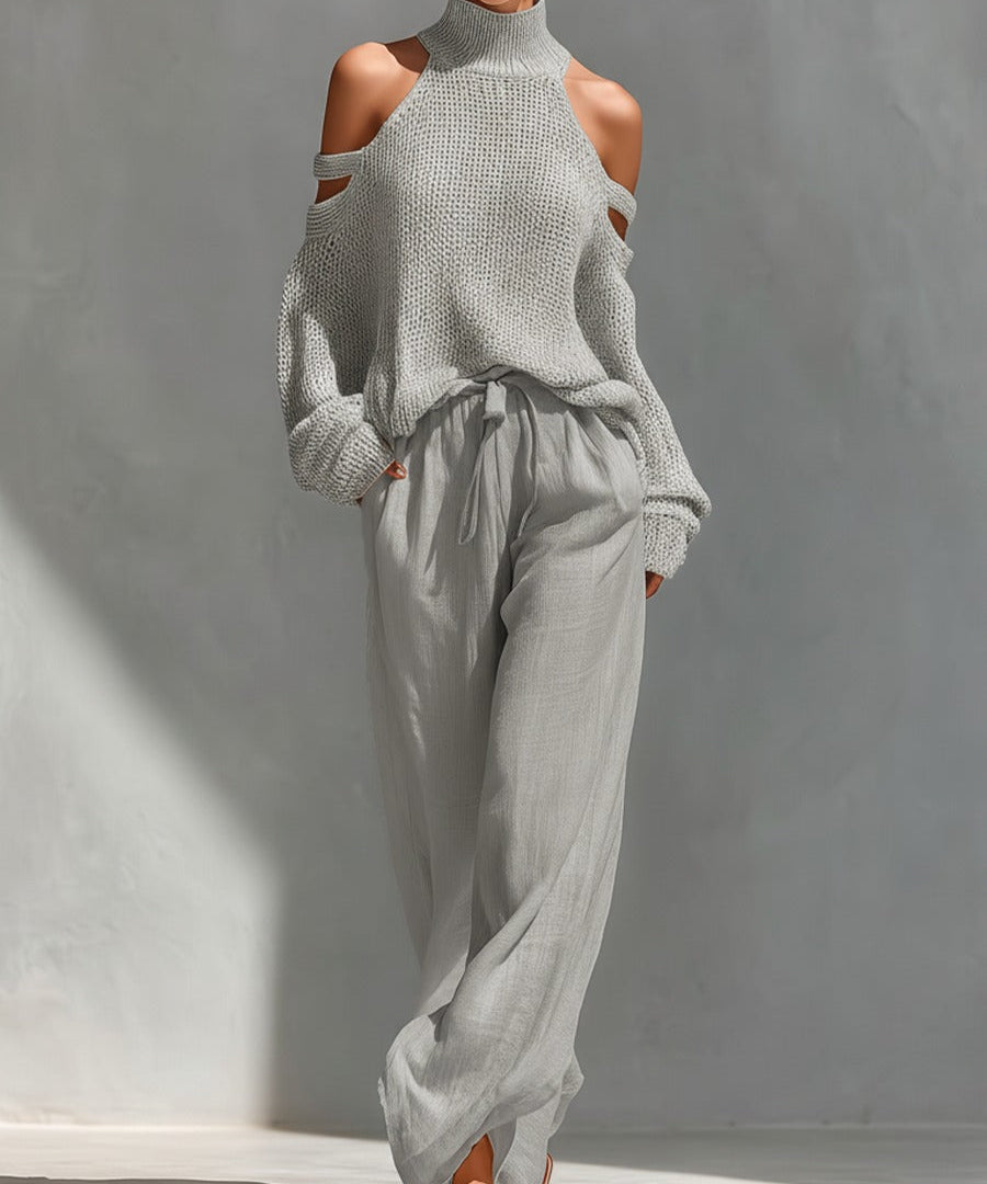 Camila | Set of tendencia in punto and linen