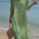 Women's Embroidered Casual Dress.