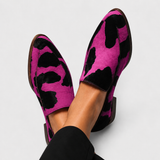 Casimira™ | Mocasín Print Vaca with tassels