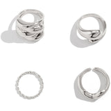 Juego of Anillos of Metal of 4 Pieces