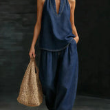Marina™ | Mono Long Flowy with V-neckline