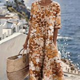 Nicolasa™ | Dress Midi Floral Cut A