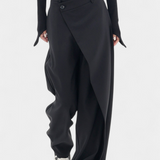 Oaklyn Trousers Rectos with Drapado Modern