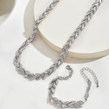 Claudine™ | Collar and Pulsera of cola of pez made a hand