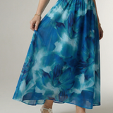 Silvana™ | Dress Midi Halter with Waist Gathered