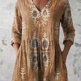 ElisaTM | Blouse Tunic with V-neckline