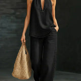 Marina™ | Mono Long Flowy with V-neckline