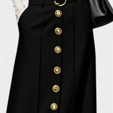 Ada Skirt of Buttons loose with pockets and Style Urbano