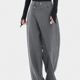 Oaklyn Trousers Rectos with Drapado Modern