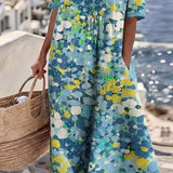 Nicolasa™ | Dress Midi Floral Cut A