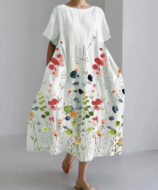 AmparoTM | Dress wide Floral Multicolor