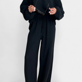 Aya Two-Piece Set of Cotton with V-neckline
