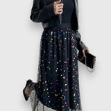 Claire Skirt Polka-Dot Colorida