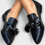 Claudia Loafers Elegant with Tie Decorativo