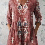 ElisaTM | Blouse Tunic with V-neckline