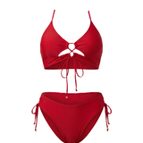 Casiana™ | Bikini with lazada frontal and Print animal print