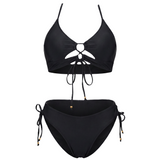 Casiana™ | Bikini with lazada frontal and Print animal print