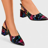 Karthleen Heels Gruesos Printed Geometric