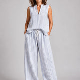 OlallaTM | Set Palazzo of Stripes