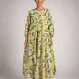 Jacinta™ | Dress wide Floral Yellow
