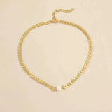 Collar griego with perla in oro