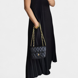 Manuela Dress Sleeveless with Pleats and High-Waisted