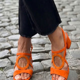 Begoña™ | sandals Planas with Detail Circular